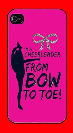 Case- Bow to Toe- iPhone 4 Case, iPhone 4s Case,iPhone 4, Cheer Case ...