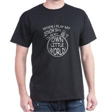 Own World Tenor Sax Dark T-Shirt for