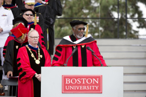 Morgan Freeman, Honorary Degree, Boston University 140th Commencement ...