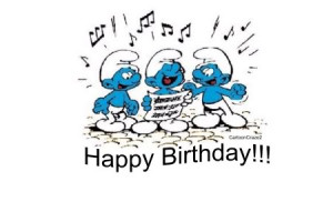 All Graphics » HAPPY BIRTHDAY SMURFS