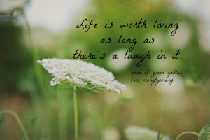 Life Is Worth Living Anne of Green Gables quote Art Print