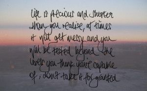 Precious Life Quotes