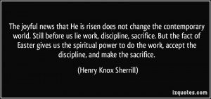 joyful news that He is risen does not change the contemporary world ...