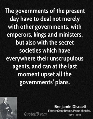 The governments of the present day have to deal not merely with other ...