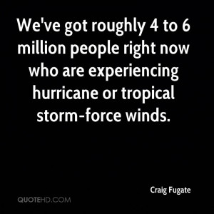 Experiencing Hurricane Or Tropical Storm Force Winds Craig Fugate