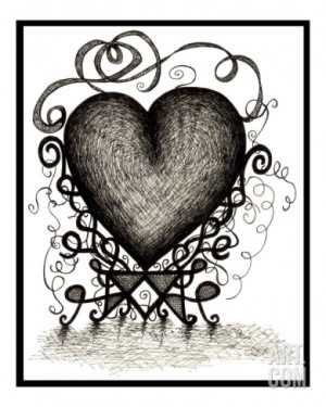 Gothic Heart Giclee Print