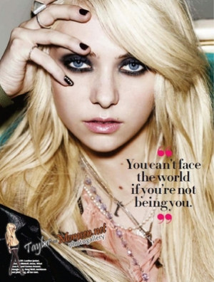 ... magazine for februari 2010 still black rock glam edgy style of her
