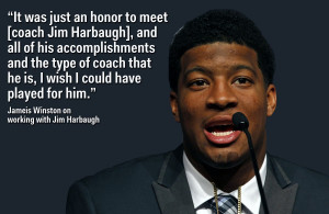 Jim Harbaugh spent time tutoring Jameis Winston and it was a brilliant ...