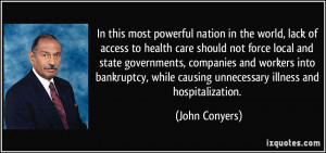 of access to health care should not force local and state governments ...