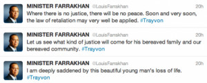 Farrakhan Hints At Violence In Retaliation For Trayvon Martin Killing ...