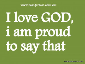 love god i am proud to say that