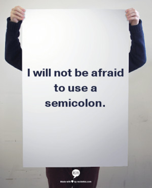 The second instance in which it's OK to use a semicolon with a ...