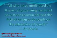 Aristotle quotes on education