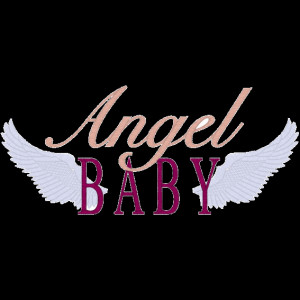 Sayings (A267) ANGEL BABY 4x4 £1.50p