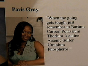 Senior Yearbook Quotes Paris gray's yearbook quote