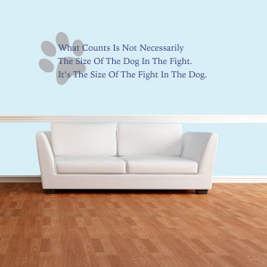 Dog Quote Wall Decal