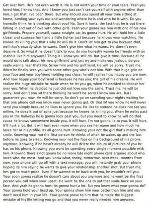 Long Quote. Best relationship/break up quote ever.