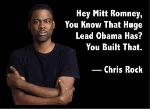 Hey Mitt Romney, you know that huge lead Obama has? You built that.