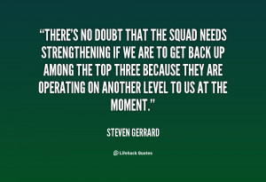 There's no doubt that the squad needs strengthening if we are to get ...