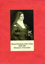 Blessed Elizabeth of the Trinity Religious Holy Card Prayer Card ...
