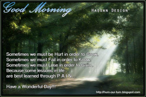 Good Morning Thursday.. Inspiring Quotes for the day