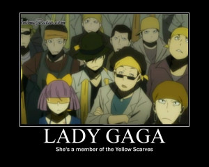 Lady Gaga Durarara by SailorOrion