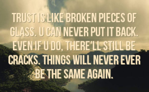 Quotes About Trust Issues In Relationships Trust facebook status on