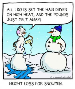 Cartoon: weight loss for snowmen (medium) by sardonic salad tagged ...