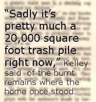 Area firefighters battled a fierce blaze for nearly nine hours ...