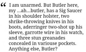 Artemis Fowl quotes Butler has his fists. Beware, they are his worst ...