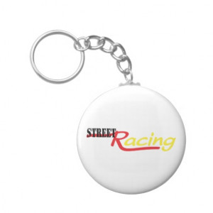 Street Racing Race Driver Car Key Chains