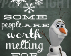 Frozen Olaf Downloadable Printable Chalkboard Inspired Wall Art ...