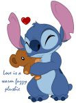 Stitch - Fuzzy plushie love by Daffupanda