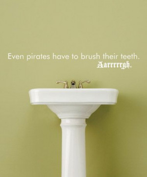 Take a look at this White 'Brush Their Teeth' Wall Quote by Wallquotes ...