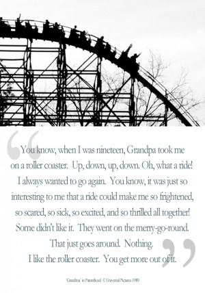 The Transformation Roller Coaster – Grandma’s Advice