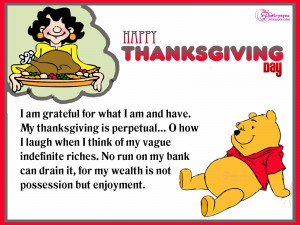 Happy Thanksgiving Day Card With Quote For Kids Thanksgiving Wishes ...