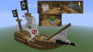 Minecraft Pirate Ship Flyboy