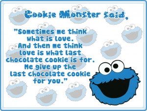 Cookie Monster Quotes