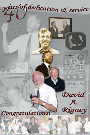 40 Years Of Dedication And Service, Congratulations, David A. Rigney ...