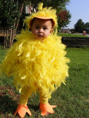 baby chick Halloween costume!