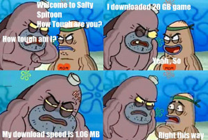 Spongebob Salty Spitoon Meme