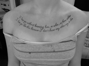 Amazing Quotes Tattoos for Girls
