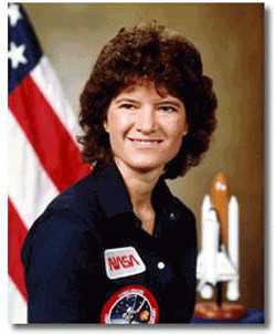 Mission Specialist Sally Ride became the first woman astronaut to fly ...