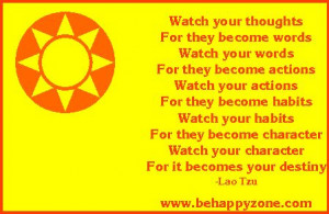 Watch your thoughts... Lao Tzu. Famous inspirational poems and quotes ...