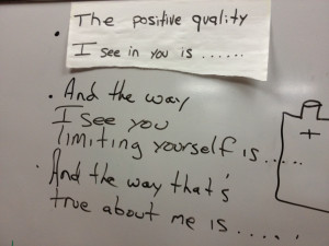 Constructive criticism is much more valuable than positive feedback ...