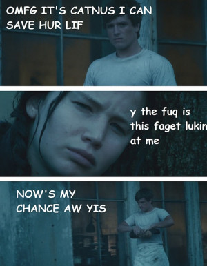 LOL funny The Hunger Games THG katniss everdeen jennifer lawrence Josh ...