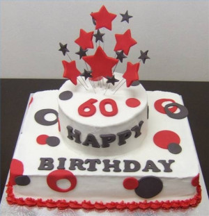 60th Birthday Cake Ideas For