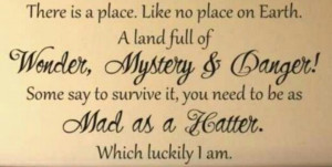 Alice in Wonderland quote