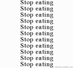 stop eating #fat #self hate #gif #self harm gif