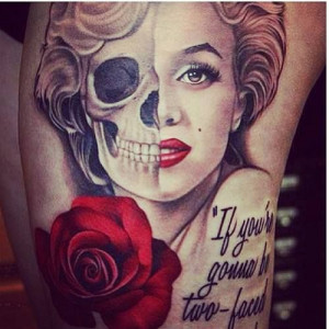 Marlyn Monroe tattoo 